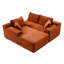Canapé modulaire Boneless, canapé modulaire Cloud avec assise profonde, canapé modulaire moderne en L avec méridienne, fauteuils rembourrés pour le salon, sans assemblage-913937150