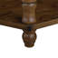 Table basse de salon en bois massif avec tablette Retro Hexagon-663271136-663271144