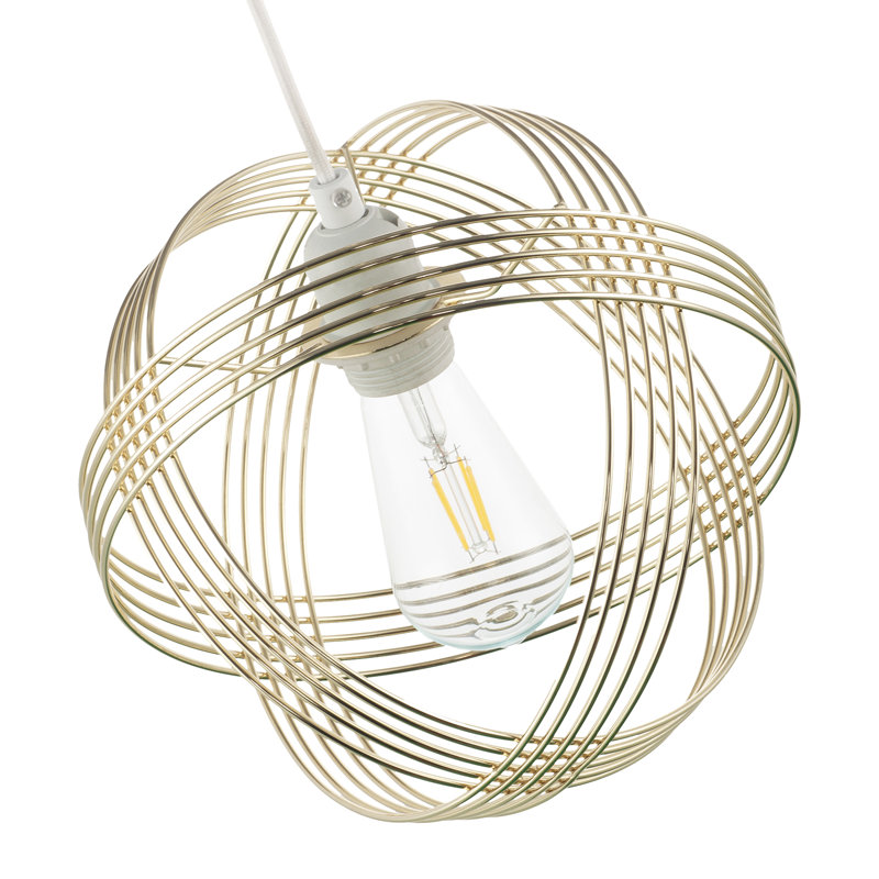 23cm H Metal Round Pendant Shade ( No Direct Attachment Method ) in Gold