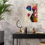 Vibrant, guitare, art abstrait contemporain, art mural-129475451