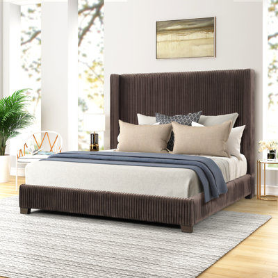 Queen Upholstered Bed In A Box