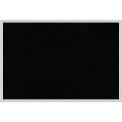 Incline Silver Wood Framed Corkboard, Black Cork Bulletin Board, Organization Board, Pin Board