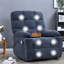 Fauteuil inclinable et chauffant Comfort, métal et bois, salon moderne