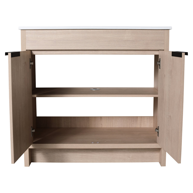 Meuble-lavabo sur pied 36 po Modern
