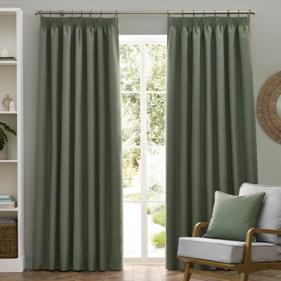 Dawn 100% Blackout Pencil Pleat Curtains