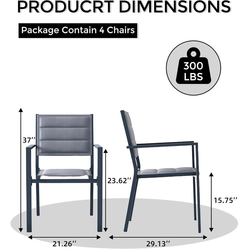 Outdoor Lounge Chair, Grey