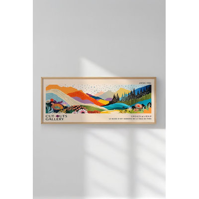Stunning Decorative Framed MDF Painting, 12.9 x 27.6 inches | 100% Solid Wood Frame (Thickness: 0.8 inches) | High-Quality Digital Printing on 100% MDF (Thickness: 0.1 inches) | Perfect Wall Art for Home & Office Decor