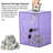 Clear Acrylic Piggy Bank with Key Kids Adults Money Saving Box Large Capacity Openable Transparent