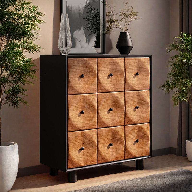 Commode d'appoint 9 tiroirs Vintage