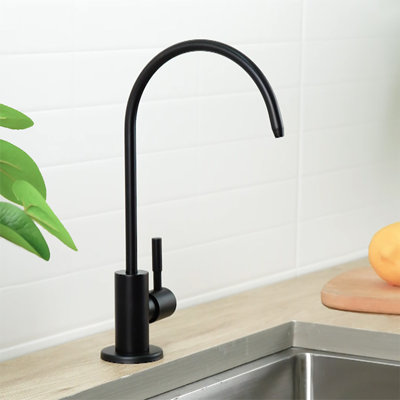 Kitchen RO Faucet NSF Certified Lead-Free Drinking Water Faucet Reverse Osmosis Water Filter Black