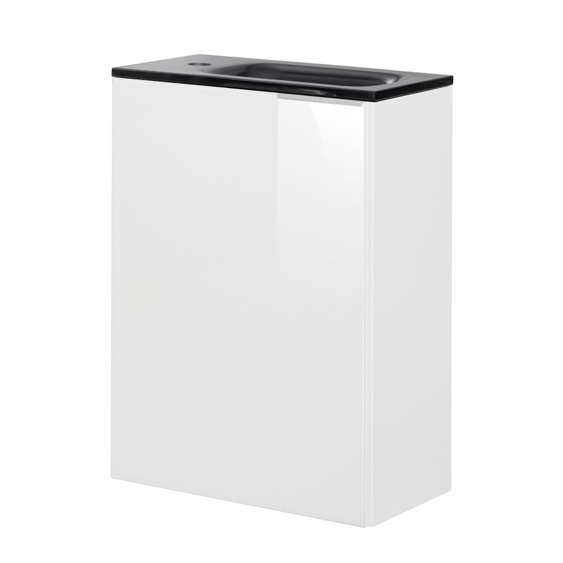 440mm Single Bathroom Vanity with Basin, White