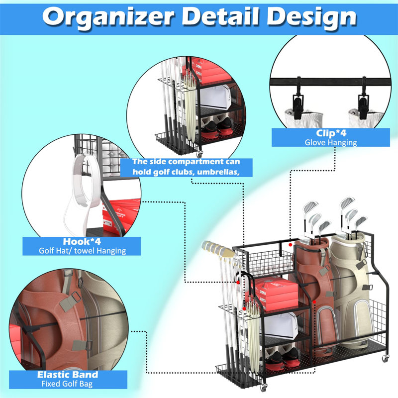 Metal Sports Rack