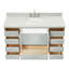 Meuble-lavabo simple avec plateau Abita 61-93359284