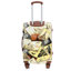 20 po / 24 po / 28 po 3 pièces / ensemble dans une valise à roulettes pivotantes pour PC, avec valise de transport, avec motif imprimé et serrure à combinaison (timbres de ville)