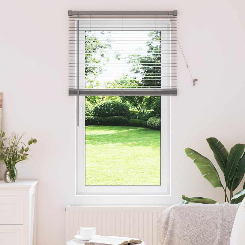 Venetian Blind, 130cm L x 75cm W, Silver