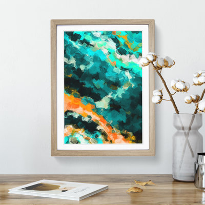 The Beginning Abstract - Framed Print