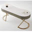 Bureau de luxe en pierre frittée clair-579404279-579404278