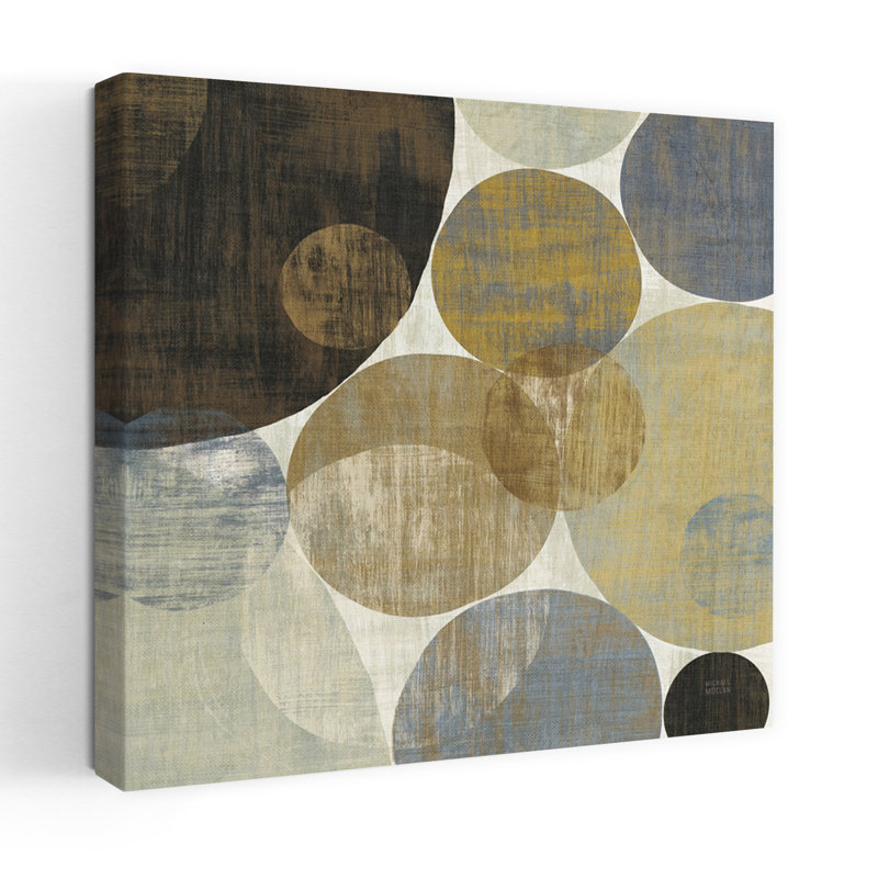 Circulation II, art contemporain abstrait, H 48 po x l 48 po