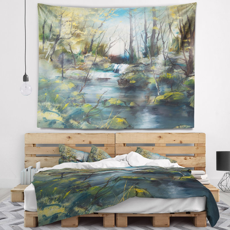 Machine Tapestry - Rod Included, 32" H x 39" W