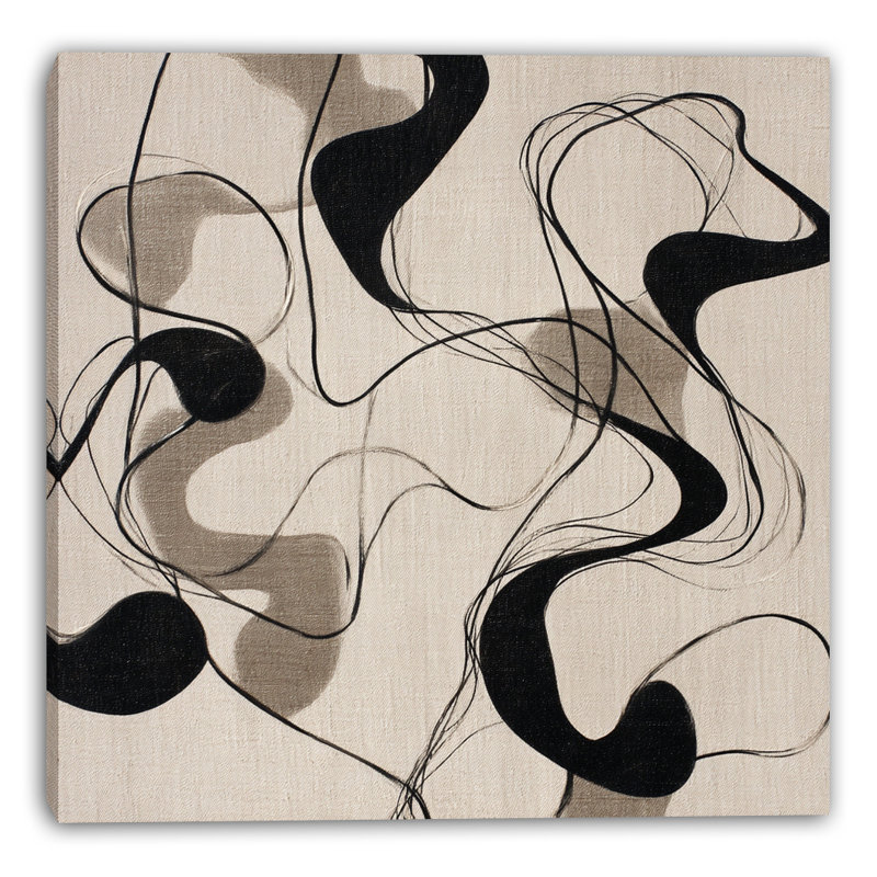 «Flowing Lines», art mural sur toile tendue, H 30 po x l 30 po