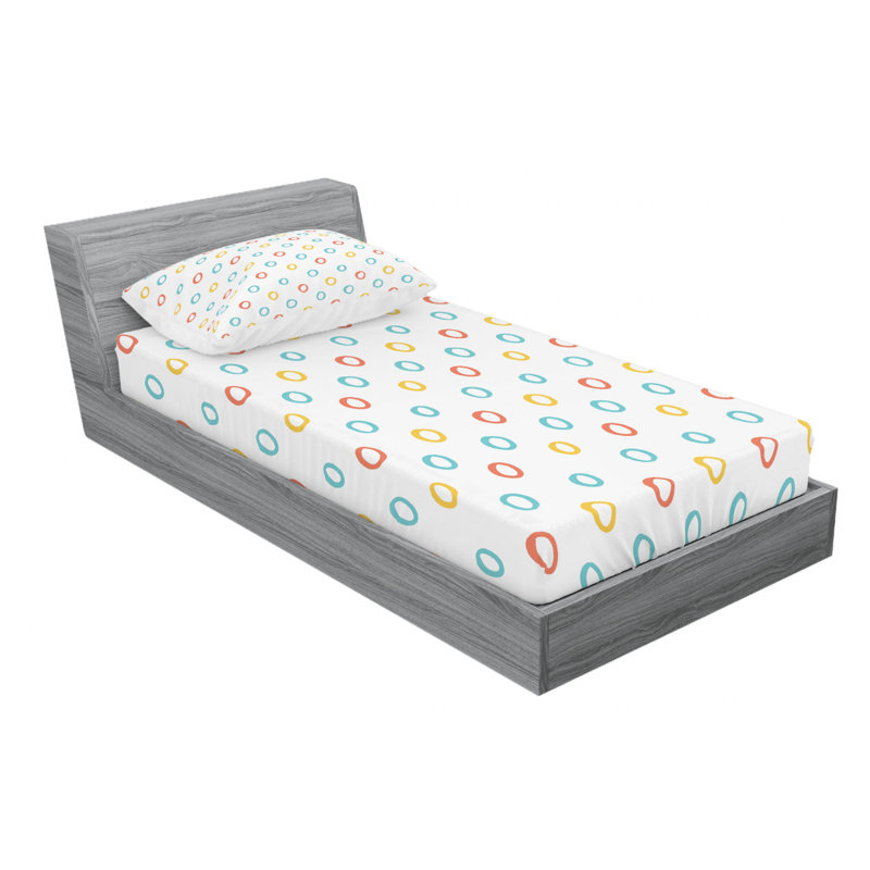 Microfiber Sheet Set, Twin Sheet Set with Fitted Sheet