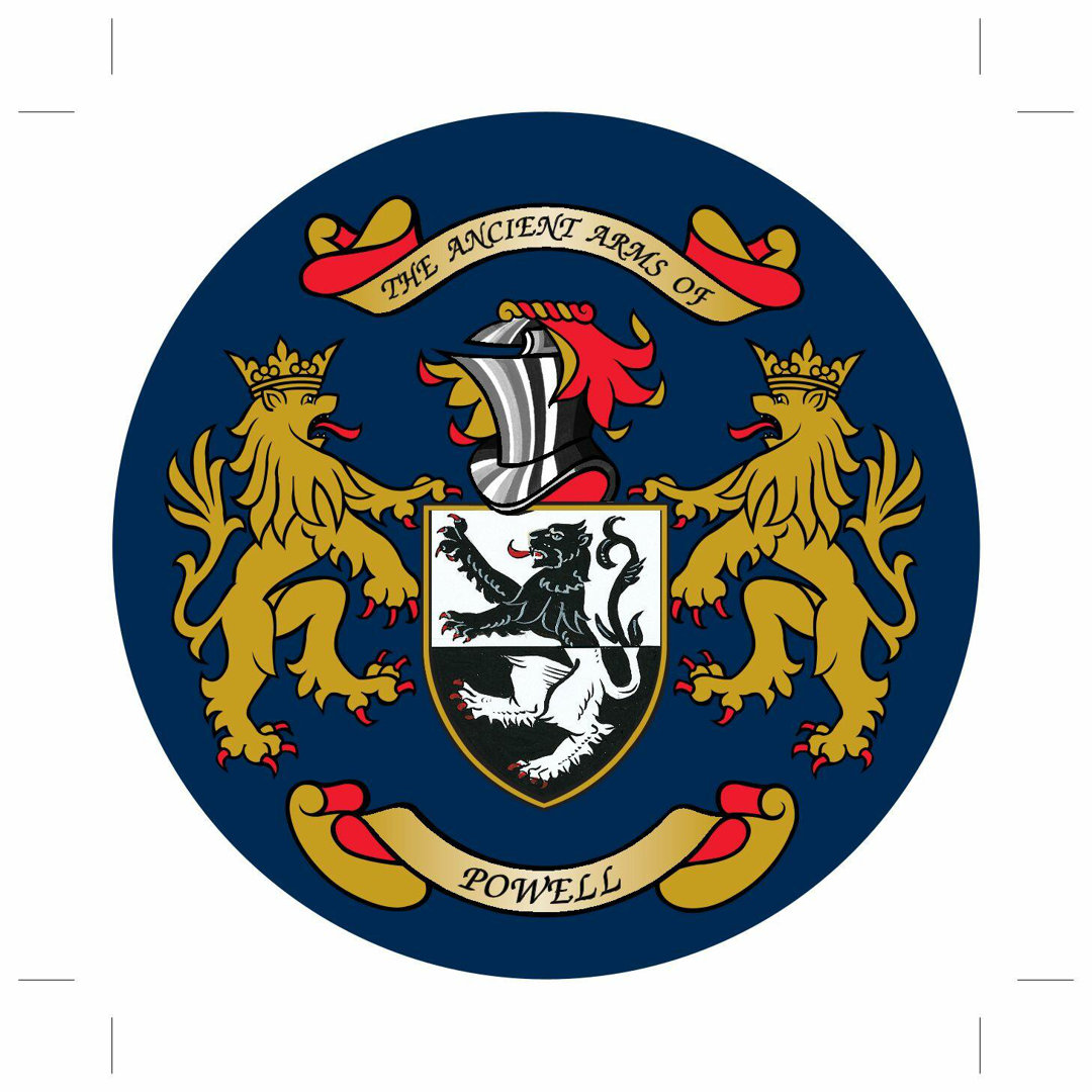 Coat of Arms Coasters - Powell