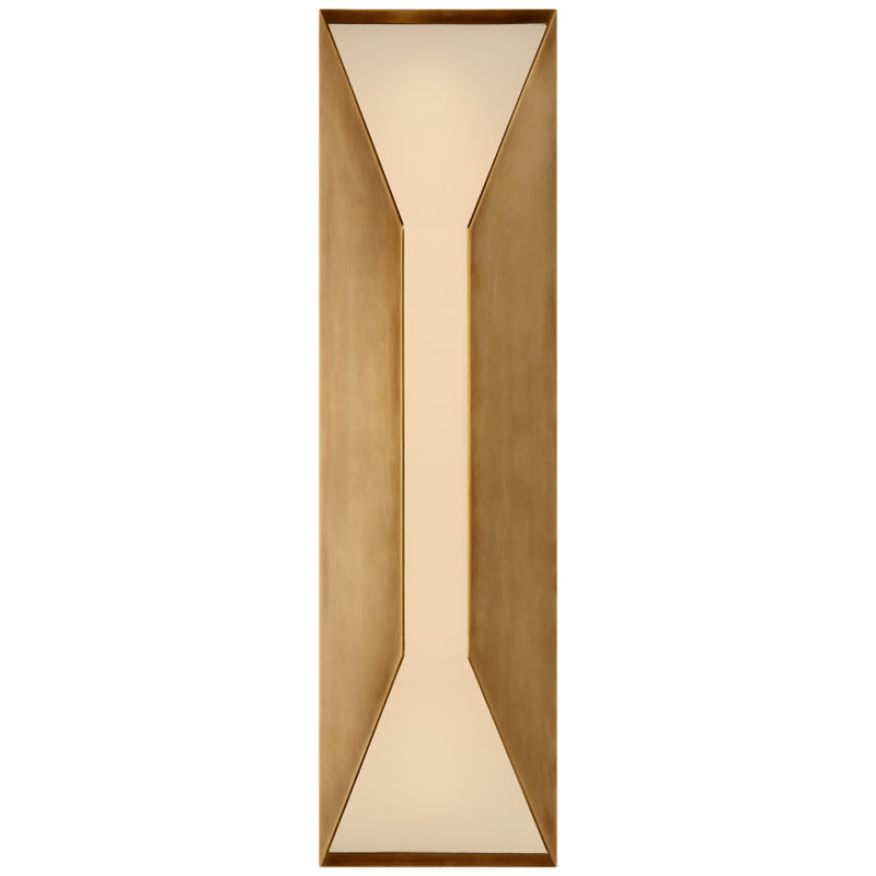 Kelly Wearstler Stretto Medium Sconce, Antique-Burnished Brass