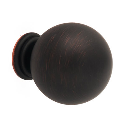 Bouton de meuble Perfect Ball Knob de 1-1/4 po de diamètre en bronze huilé