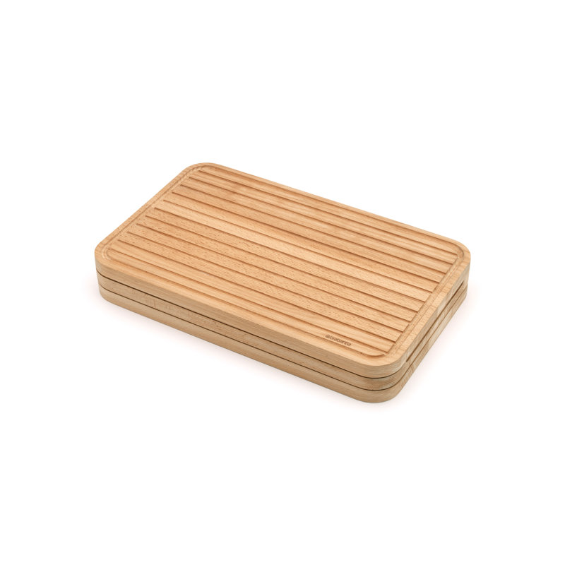 Brabantia Profile Beech Wood Chopping Board Set