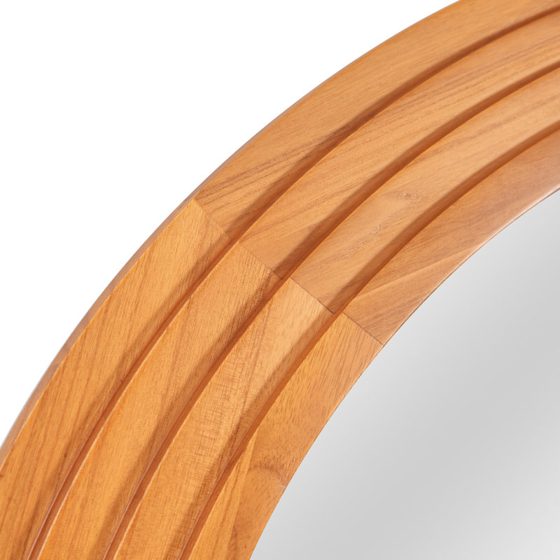 Miroir sur pied en bois massif l 43 po x H 71 po