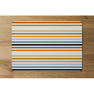 Halewood Wood, Polyester Striped Rectangle Placemat