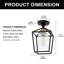 Luminaire encastré Crattic Lantern-960956208-960956211