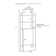 Eiffe Metal Freestanding Over The Toilet Storage