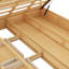 Lit plateforme en bois avec rangement inférieur et 2 tiroirs-1261329567