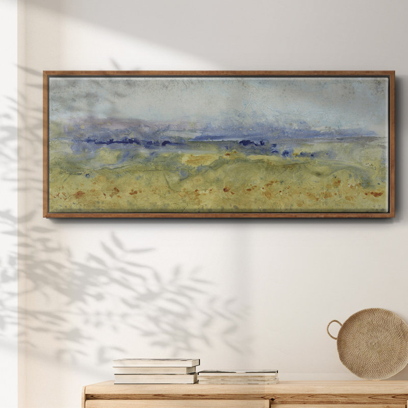 Open Terrain I- Framed Canvas