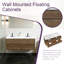 Meuble-lavabo mural moderne 60 po avec lavabo