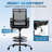 Laeticia ABS+Rubber+Steel (Q235) Drafting Chair-491390058