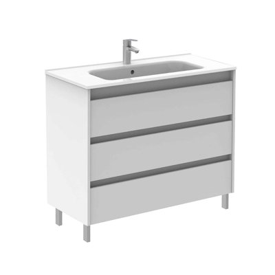 Ensemble de meuble-lavabo de salle de bain simple 40 po Mallie