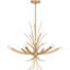 Cheyene 6-Light Brushed Weathered Brass Chandelier-98691616