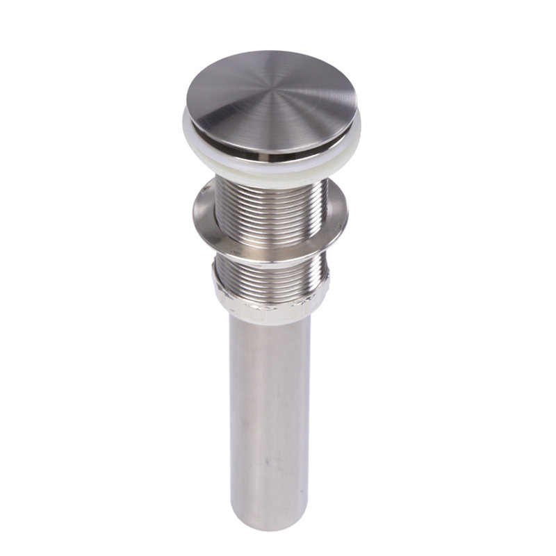 Premium 1.5" Pop-Up Bathroom Sink Drain, Brushed Nickel