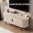 Modern TV Console Table with Ample Storage and Sliding Door
