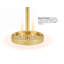  Porte-essuie-tout de comptoir - Embout moderne de conception minimaliste - Couleur or poli-542896010