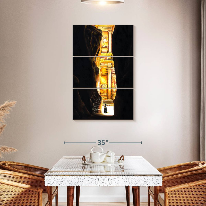 Masam Homage To Petra, 45" H x 28" W