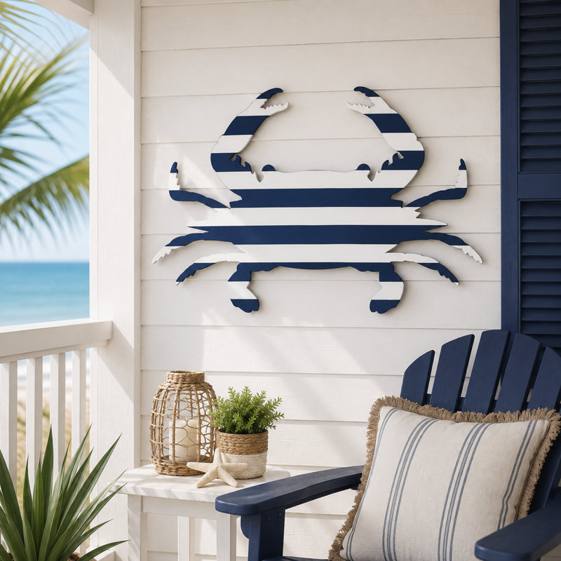 Décoration murale et piquet de jardin Nautical Cabana, 30 po