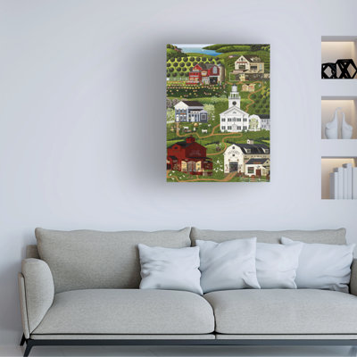 Wrapped Canvas Wall Art - AM Poulin 'Try to Remember' Wall Art for Living Room, Bedroom, or Office Décor  - 14x19