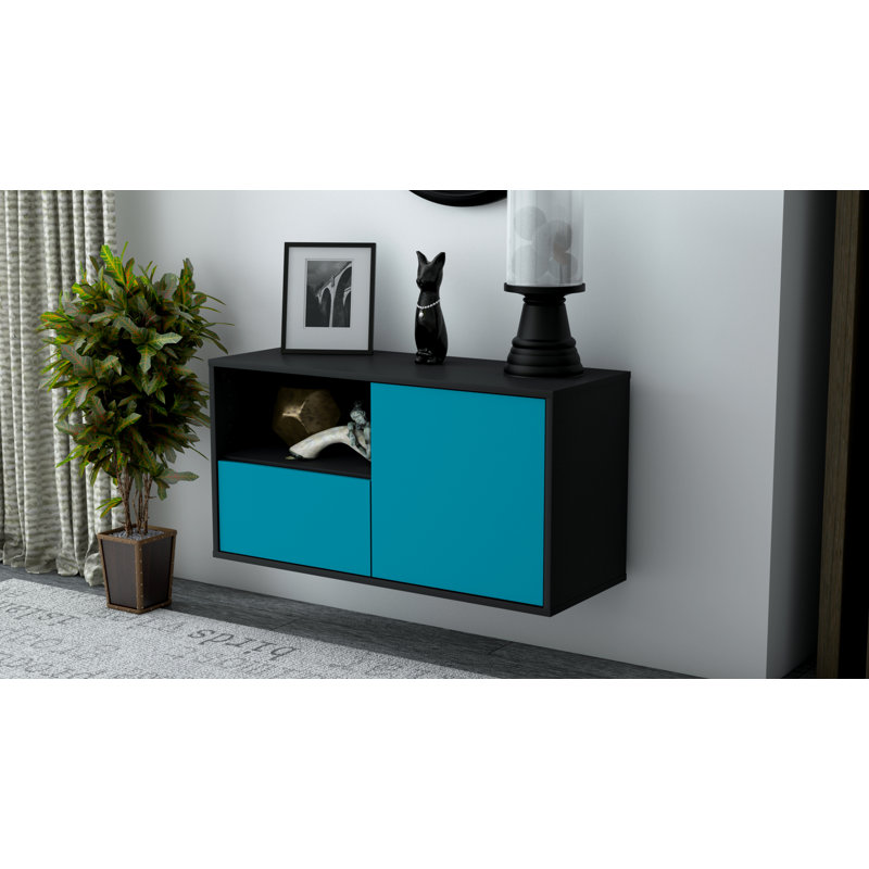 Haimes TV Stand, Turquoise