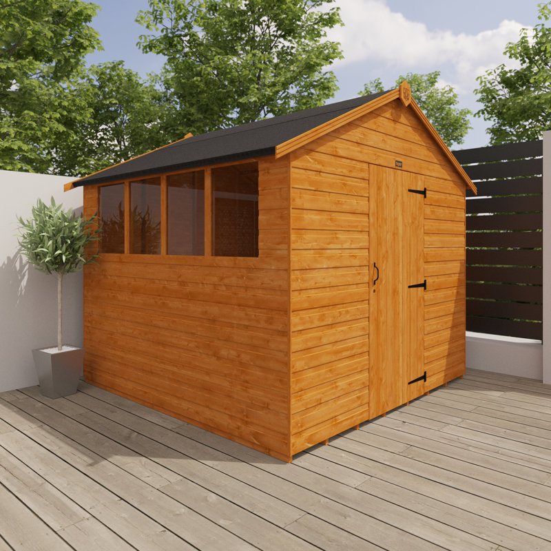 8x8w Tiger Shiplap Apex