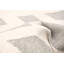 Tapis crème/gris en laine handwoven à tissage plat Rollins