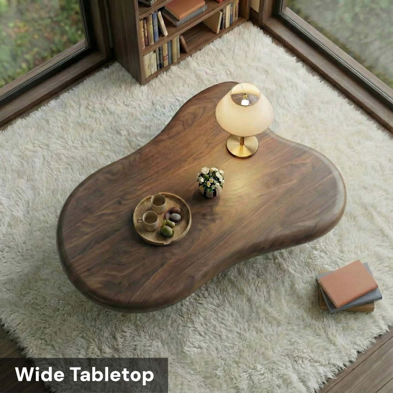 48.4" Walnut Cloud Coffee Table