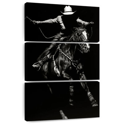 Lelar Scratchboard Rodeo III